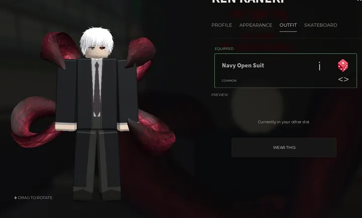 Navy Open Suit · Common